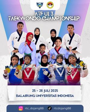 Atlet RTC Dojang 88 borong medali pada kejuaraan ATF UI 2025 ti-rtcdojang88.com
